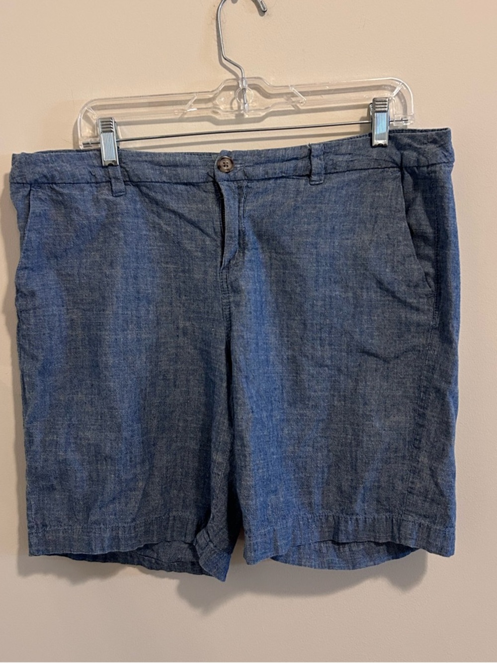 Merona Chambray Women's Shorts - Blue